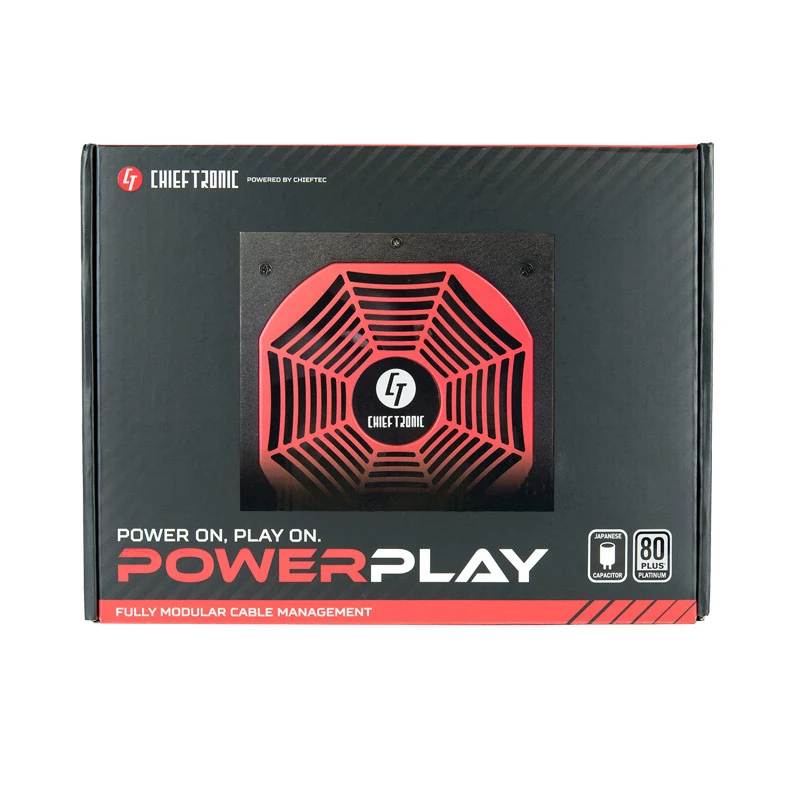 Chieftec PowerPlay maitinimo blokas 850 W 20+4 pin ATX PS/2 juodas, raudonas
