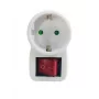 Microconnect GRUTIMER2 apsauginis nuo viršįtampių lizdas, baltas, 1 AC lizdas, 230 V