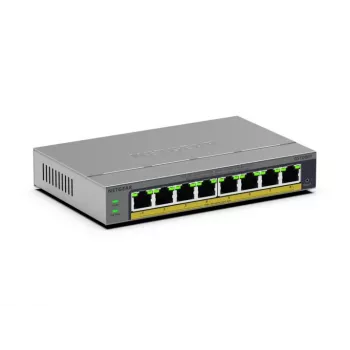 NETGEAR GS108EP valdomas L2/L3 gigabitinio eterneto (10/100/1000) jungiklis, pilkas