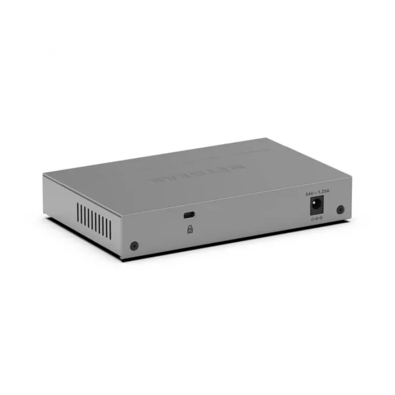 NETGEAR GS108EP valdomas L2/L3 gigabitinio eterneto (10/100/1000) jungiklis, pilkas