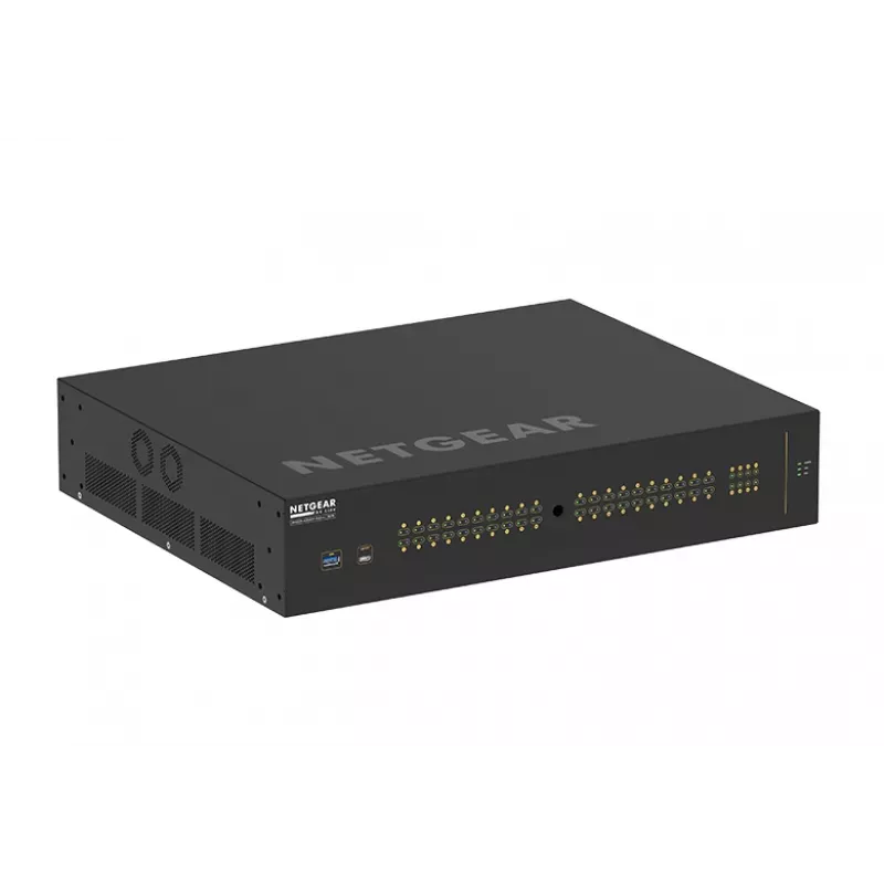 NETGEAR M4250-40G8XF-PoE++ valdomas L2/L3 Gigabit Ethernet (10/100/1000) PoE jungiklis 2U juodas