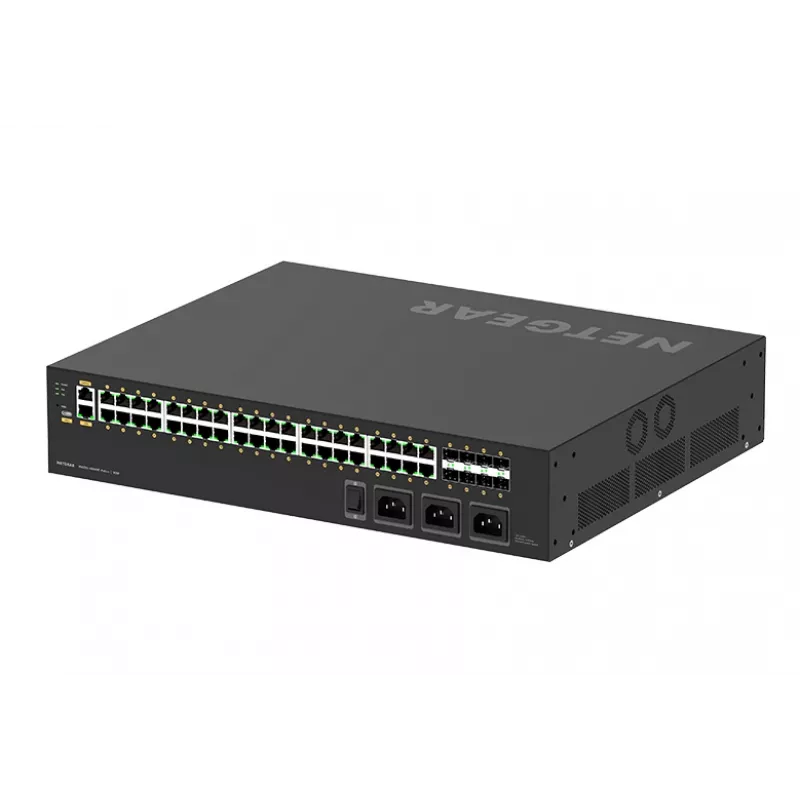 NETGEAR M4250-40G8XF-PoE++ valdomas L2/L3 Gigabit Ethernet (10/100/1000) PoE jungiklis 2U juodas