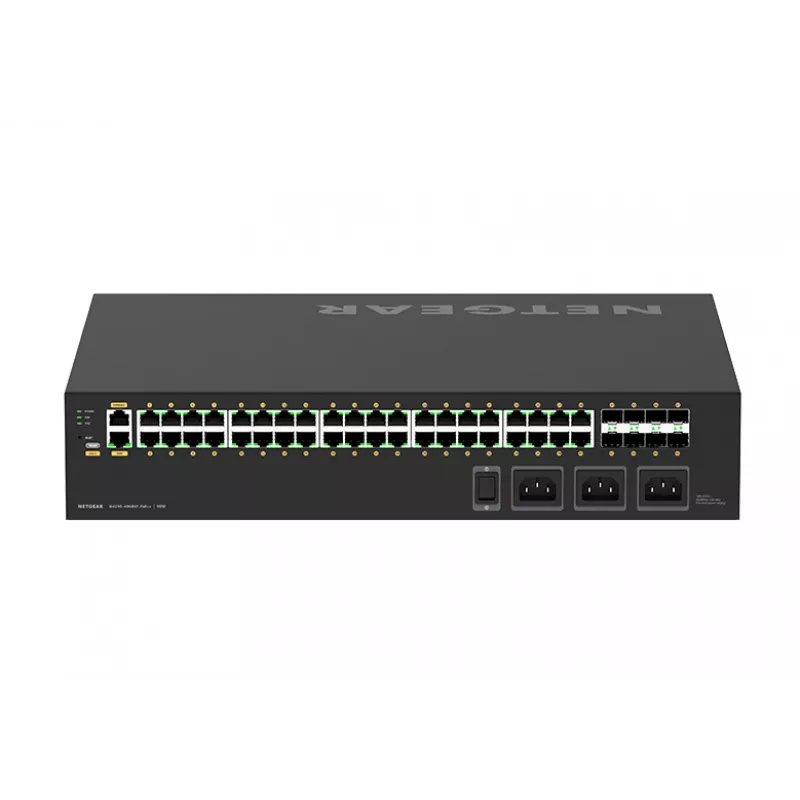 NETGEAR M4250-40G8XF-PoE++ valdomas L2/L3 Gigabit Ethernet (10/100/1000) PoE jungiklis 2U juodas