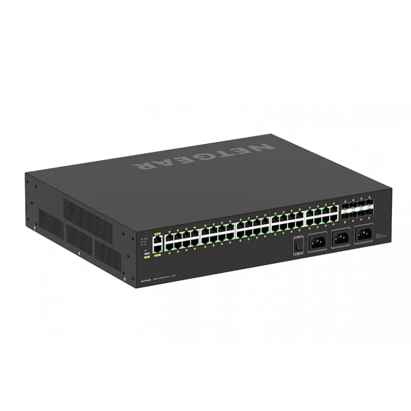 NETGEAR M4250-40G8XF-PoE++ valdomas L2/L3 Gigabit Ethernet (10/100/1000) PoE jungiklis 2U juodas