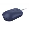 Laidinė USB-C optinė pelė Lenovo GY51D20878, ambidekstrinė, 2400 DPI, 4 mygtukai, mėlyna