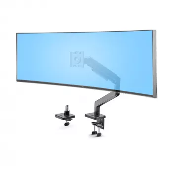 StarTech.com Monitorio laikiklis ant stalo iki 49 colių 32:9 itin plačių lenktų ekranų, mechaninė spyruoklinė ranka, C-spaustuvas/sraigtinis tvirtinimas, be įrankių reguliavimas, maks. 20 kg