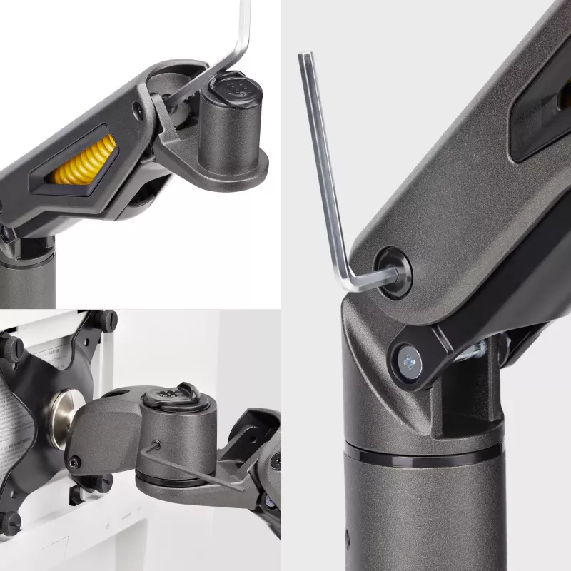 StarTech.com Stalo monitoriaus laikiklis, iki 32 colių ekranui, max 10 kg, VESA 75x75/100x100, C spaustuvas, pilnai artikuliuojamas, mechaninė spyruoklė, TAA atitikmuo