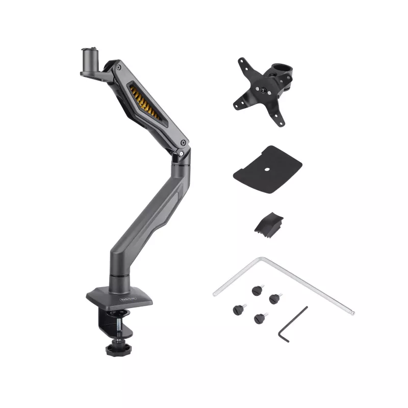 StarTech.com Stalo monitoriaus laikiklis, iki 32 colių ekranui, max 10 kg, VESA 75x75/100x100, C spaustuvas, pilnai artikuliuojamas, mechaninė spyruoklė, TAA atitikmuo
