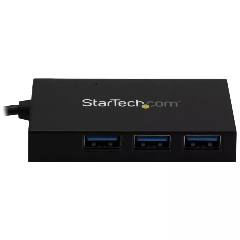 StarTech.com HB30A3A1CSFS stalinis USB 3.0 šakotuvas su 4 prievadais, USB-A į 3x USB-A + 1x USB-C, su maitinimo adapteriu
