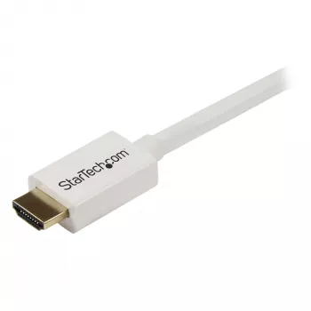 StarTech.com 3 m CL3 HDMI laidas su Ethernet - sieninis Ultra HD HDMI laidas - 4K 30Hz UHD High Speed HDMI - 10,2 Gbps - HDMI 1.4 - 30AWG, baltas