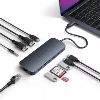 Targus HD4006GL USB-C dokas / prievadų replikatorius, USB 3.2 Gen 2, juodas