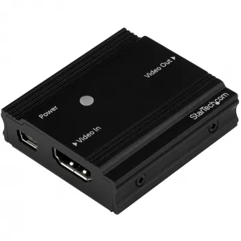 StarTech.com HDMI signalo stiprintuvas – HDMI prailgintuvas 4K 60Hz, 3840 × 2160, AV kartotuvas, 35 m, juodas, HDCP