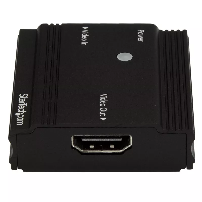 StarTech.com HDMI signalo stiprintuvas – HDMI prailgintuvas 4K 60Hz, 3840 × 2160, AV kartotuvas, 35 m, juodas, HDCP