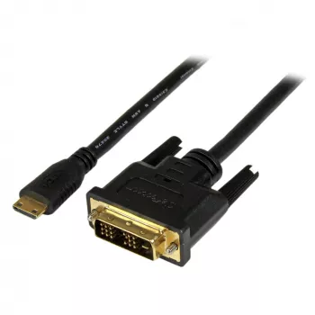 StarTech.com 1 m Mini HDMI į DVI-D laidas (1920x1200p) – Mini HDMI vyriškas į DVI-D vyrišką