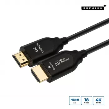 MicroConnect Premium Optic HDMI laidas 15 m