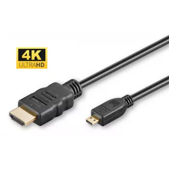 Microconnect 4K HDMI A-D laidas, 2 m