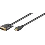 Microconnect HDM192415 vaizdo kabelio adapteris 5 m DVI-D HDMI A tipo (standartinis) Juoda