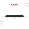 Sony HT-A3000 Juoda 3.1 kanalų 250 W garso juosta