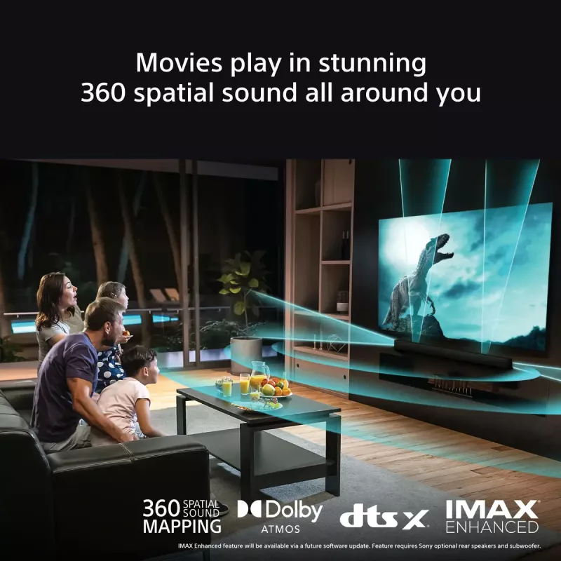 Sony BRAVIA Theatre Bar 8 – Dolby Atmos garso juosta, 11 garsiakalbių, Wi-Fi, Bluetooth, 360 Spatial Sound Mapping