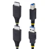 StarTech.com 6ft (1,8 m) HDMI ir USB 5Gbps KVM kabelis, 4K 60Hz, HDMI 2.0 ir USB kombinuotas kabelis KVM jungikliams