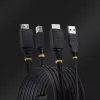 StarTech.com 6ft (1,8 m) HDMI ir USB 5Gbps KVM kabelis, 4K 60Hz, HDMI 2.0 ir USB kombinuotas kabelis KVM jungikliams