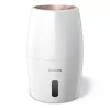 Oro drėkintuvas Philips HU2716/10 — 2 L talpa, 17 W, 220–240 V, baltas/rožinis auksas, kompaktiškas 220×220×350 mm