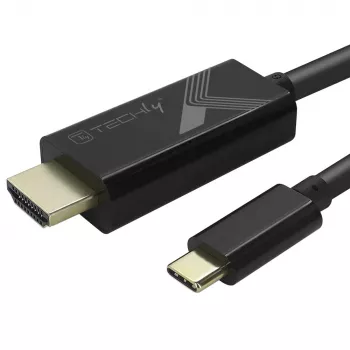 Techly Adapterinis kabelis USB-C (vyriškas) į HDMI 2.0 4K (vyriškas) 2 m juodas