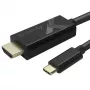 Techly IADAP-USBC-HDMI5TY vaizdo kabelio adapteris 5 m USB Type-C → HDMI Type A (standartinis) juodas