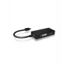 ICY BOX IB-AC1032 Mini DisplayPort į DVI-D + VGA (D-Sub) + HDMI adapteris, juodas