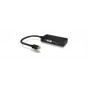 ICY BOX IB-AC1032 Mini DisplayPort į DVI-D + VGA (D-Sub) + HDMI adapteris, juodas