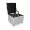 ICY BOX IB-AC628 Dėklas Lagaminas Metalas, Plastikas Sidabrinis
