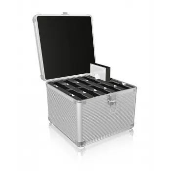 ICY BOX IB-AC628 Dėklas Lagaminas Metalas, Plastikas Sidabrinis