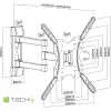 Techly universali TV laikiklis sieninis 32-55 colių juodas