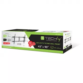 Techly ICA-PLB 590 TV laikiklis 2.29 m (90 col.) juodas