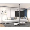Techly ICA-TR32 TV stovas tarp grindų ir lubų 177,8 cm (70 col.) sidabrinis