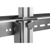 Techly ICA-TR32 TV stovas tarp grindų ir lubų 177,8 cm (70 col.) sidabrinis