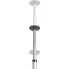 Techly ICA-TR32 TV stovas tarp grindų ir lubų 177,8 cm (70 col.) sidabrinis