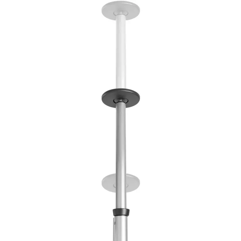 Techly ICA-TR32 TV stovas tarp grindų ir lubų 177,8 cm (70 col.) sidabrinis