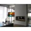 Techly ICA-TR32 TV stovas tarp grindų ir lubų 177,8 cm (70 col.) sidabrinis
