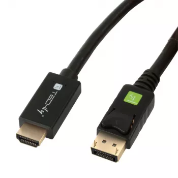 Techly keitiklio laidas 1m DisplayPort į HDMI 1.2 4K ICOC DSP-H12-010