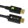 Techly ICOC-DSP-H12-010 DisplayPort 1.2 į HDMI adapterinis kabelis, M/M, 1 m, juodas
