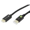 Techly ICOC-DSP-H12-010 DisplayPort 1.2 į HDMI adapterinis kabelis, M/M, 1 m, juodas
