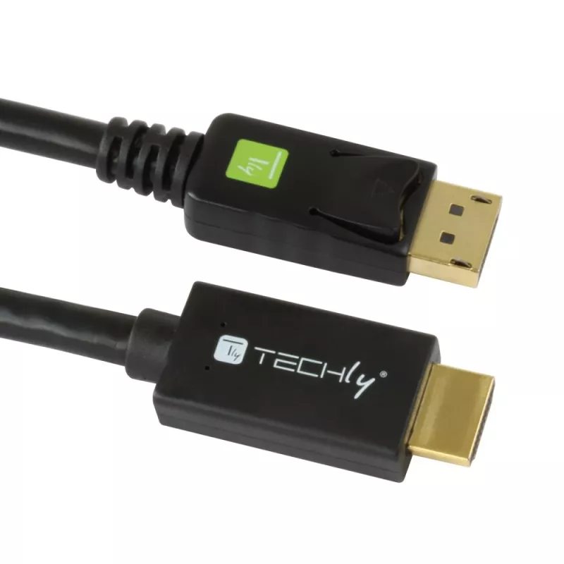 Techly keitiklio kabelis 2 m DisplayPort į HDMI 1.2 4K ICOC DSP-H12-020