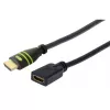 Techly ICOC-HDMI2-4-EXT075 HDMI High Speed su Ethernet ilginamasis kabelis 4K 60Hz M/F 7,5 m
