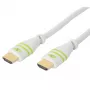 Techly 10 m High Speed HDMI laidas su Ethernet A/A M/M baltas ICOC HDMI-4-100WH