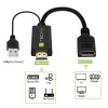 Techly ICOC-HDMI-DP12A HDMI į DisplayPort jungčių keitiklis, maitinamas per USB, 4K 30 Hz