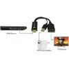 Techly ICOC-HDMI-DP12A HDMI į DisplayPort jungčių keitiklis, maitinamas per USB, 4K 30 Hz