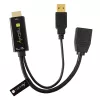 Techly ICOC-HDMI-DP12A HDMI į DisplayPort jungčių keitiklis, maitinamas per USB, 4K 30 Hz