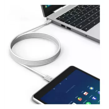 Techly ICOC-MU4-40G240W1 USB4 Gen 3x2 laidas USB-C 1 m baltas