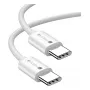 Techly ICOC-MU4-40G240W1 USB4 Gen 3x2 laidas USB-C 1 m baltas